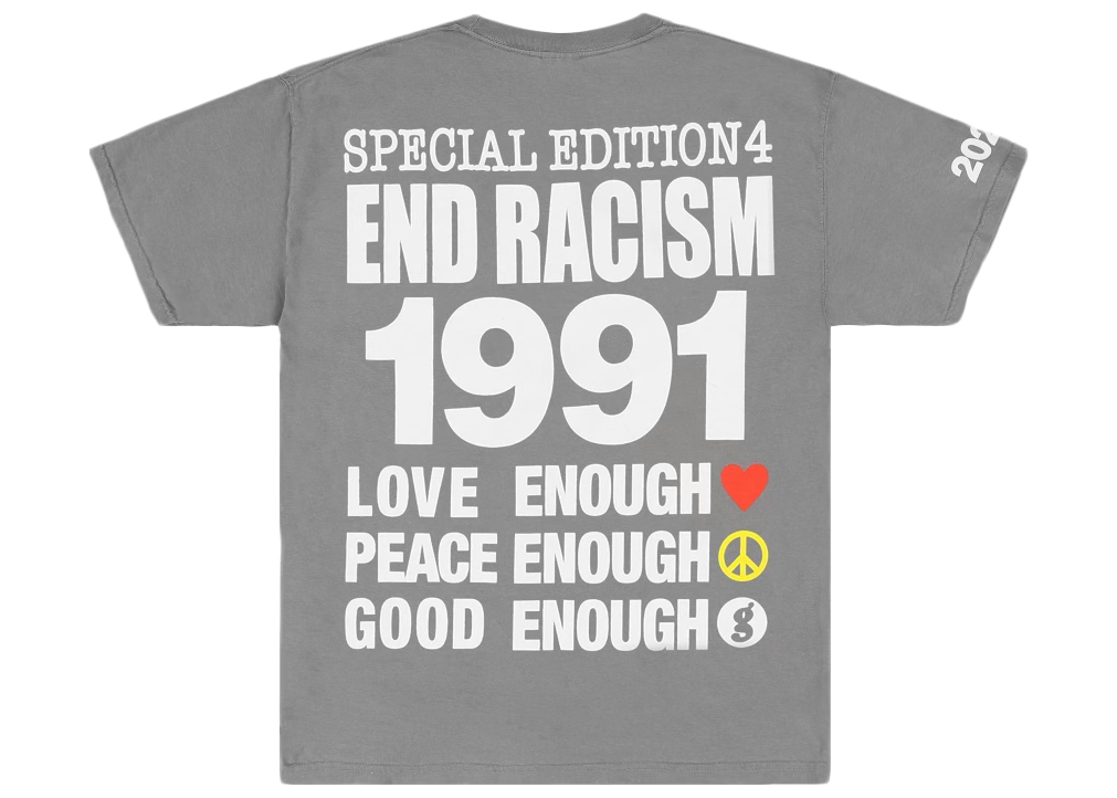 Infinite Archives End Racism Tee Grey XL